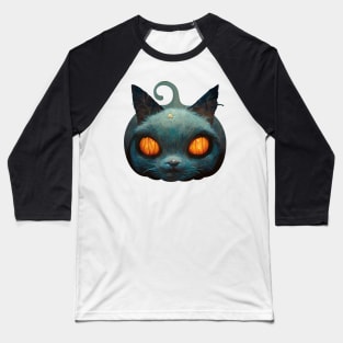 Halloween Cat #1 Holiday Gift design created by AI Baseball T-Shirt